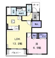 K．F．K．アルバ fiveの間取り画像