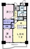 アンソレイエ アオキの間取り画像