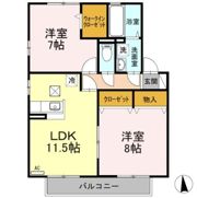 リビングタウン三本柳の間取り画像