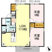 ウエストバンブー γ（C棟）の間取り画像