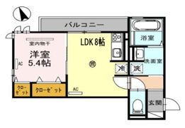 RハイツⅢの間取り画像