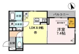 RハイツⅢの間取り画像