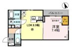 RハイツⅢの間取り画像