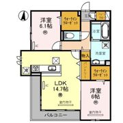 Superieur（ｼｭﾍﾟﾘﾕｰﾙ）の間取り画像