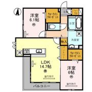 Superieur（ｼｭﾍﾟﾘﾕｰﾙ）の間取り画像
