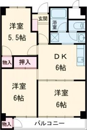 京栄ハイツの間取り画像