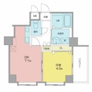 Lieben courtⅡの間取り画像