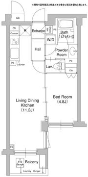 コンフォリア原宿の間取り画像