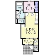 トレ ピアーチェ Ⅱの間取り画像