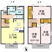 棒屋第8住吉ハイツの間取り画像