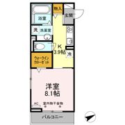 Espacio SuenoⅡ(ｴｽﾊﾟｼｵ ｽｴｰﾆｮﾂｰ)の間取り画像