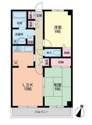 ファミール勝田台の間取り画像