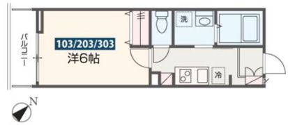 MELDIA八千代台Ⅱの間取り画像