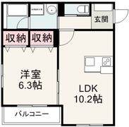 コンフォール木の下の間取り画像