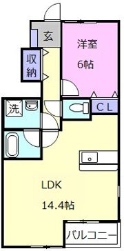 ブランシェの間取り画像