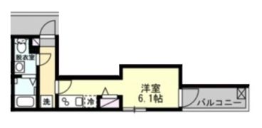 ベイルーム西横濱Ⅰの間取り画像