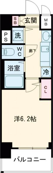 プレサンス名古屋STATIONビジュの間取り画像
