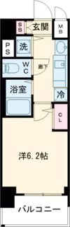 プレサンス名古屋STATIONビジュの間取り画像