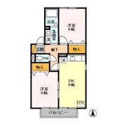 フローラ 椿の間取り画像