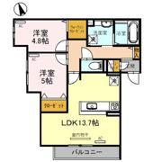 villa pacifico(ｳﾞｨﾗ ﾊﾟｼﾌｨｺ)の間取り画像