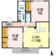 コンフォート78 A棟の間取り画像