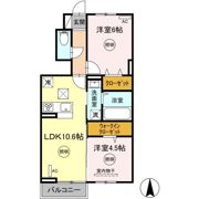 D-ROOM徳益駅前の間取り画像