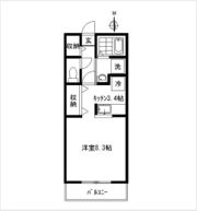 コンフォート東越谷の間取り画像