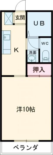 レジデンス丸山の間取り画像