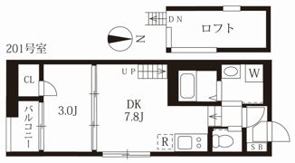 ハーモニーテラス野田Ⅱの間取り画像