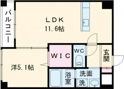 クオリア水前寺公園の間取り画像