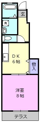 れじでんすなぎさ通り2号館の間取り画像