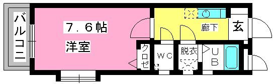 コンフォール井尻の間取り画像