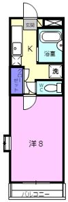 フリオフラッシュの間取り画像