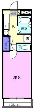 フリオフラッシュの間取り画像