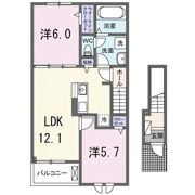 ブルーム ウィズ グレース Bの間取り画像
