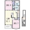 ブルーム ウィズ グレース Bの間取り画像