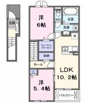 シュライン ウエストの間取り画像