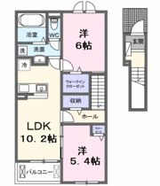 シュライン ウエストの間取り画像