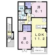 ルーベル宇多津東 Ⅰの間取り画像