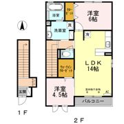 プレイン Ⅱの間取り画像