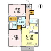 ソレイユ南仙台の間取り画像