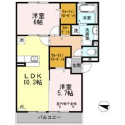 カーサ青井の間取り画像