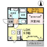 La･TourⅡ（ﾗ･ﾄｩｰﾙⅡ）の間取り画像