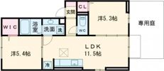 ルシオル鞘ヶ谷の間取り画像