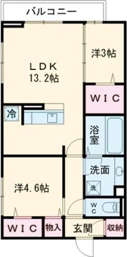 ルシオル鞘ヶ谷の間取り画像