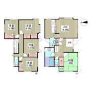 リブレス布佐平和台戸建の間取り画像