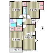 福島ハイツB-1の間取り画像