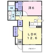 カルム ジェルメの間取り画像