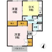 クレスト樹林 Bの間取り画像