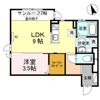 リベーラ辻Ⅱの間取り画像